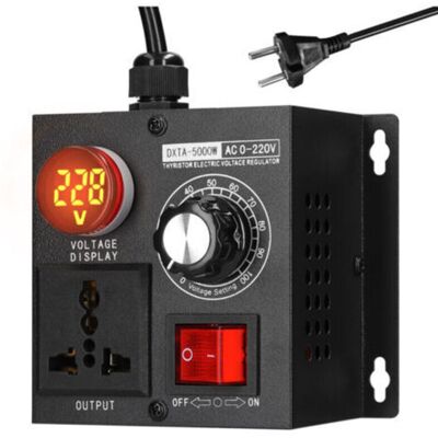 OEM Ac 220v 5000w Régulateur De Tension Réglable Contrôleur De Vitesse Du Moteur Contrôleur De Contrôle Du Ventilateur - Publicité OEM Ac 220v 5000w Régulateur De Tension Réglable Contrôleur De Vitesse Du Moteur Contrôleur De Contrôle Du Ventilateur - Publicité