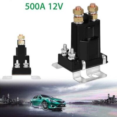 ABYSSE Relais 500 Amp Dc 12v 4 Broches Démarreur À Courant Élevé Spst Contacteur De Démarrage Automatique De Voiture Double Interrupteur D'Isolateur De Batterie - Publicité ABYSSE Relais 500 Amp Dc 12v 4 Broches Démarreur À Courant Élevé Spst Contacteur De Démarrage Automatique De Voiture Double Interrupteur D'Isolateur De Batterie - Publicité