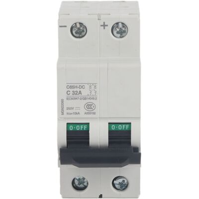 OEM Disjoncteur Électrique Miniature C65h-dc, Interrupteur Pneumatique 2p 250v (32a)-crezuo - Publicité OEM Disjoncteur Électrique Miniature C65h-dc, Interrupteur Pneumatique 2p 250v (32a)-crezuo - Publicité