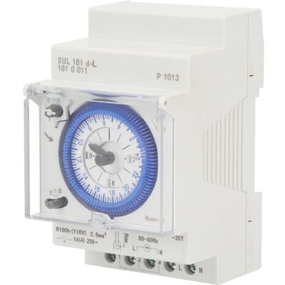 SCORPIO Relais Temporisé Sul181d Time Relay 220v 24-hour Industrial Time Control Switch Track Installation Minuterie Mécanique - Publicité SCORPIO Relais Temporisé Sul181d Time Relay 220v 24-hour Industrial Time Control Switch Track Installation Minuterie Mécanique - Publicité