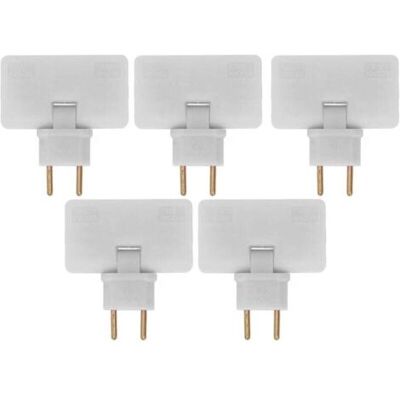 OEM 5 Pcs Prise Plate Convertisseur De Prise Sans Fil 180 Degrés De Rotation 1 À 3 Adaptateur De Prise Ue 110-250v Pour Placer Derrière Les Meubles. Publicité OEM 5 Pcs Prise Plate Convertisseur De Prise Sans Fil 180 Degrés De Rotation 1 À 3 Adaptateur De Prise Ue 110-250v Pour Placer Derrière Les Meubles. Publicité