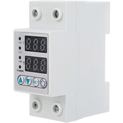 MIXHOME Protection Contre Les Surtensions Et Les Sous-tensions Avec Indicateur Led, Courant De Réarmement Automatique Réglable, Circuit De Protection Pour 220 V Ca - Publicité MIXHOME Protection Contre Les Surtensions Et Les Sous-tensions Avec Indicateur Led, Courant De Réarmement Automatique Réglable, Circuit De Protection Pour 220 V Ca - Publicité