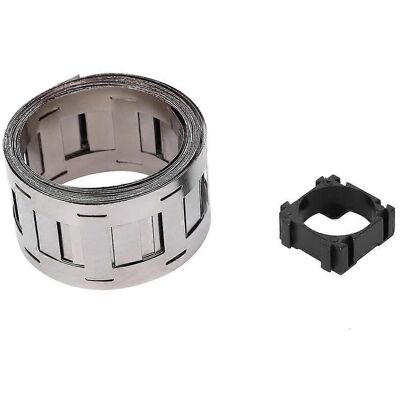 FLAMMKRAFT 100 Supports De Jonction Fixes Pour Batteries Lipo 18650 Avec Câble De Connexion Nickelé De 2 M (6,6 Pi) - Publicité FLAMMKRAFT 100 Supports De Jonction Fixes Pour Batteries Lipo 18650 Avec Câble De Connexion Nickelé De 2 M (6,6 Pi) - Publicité
