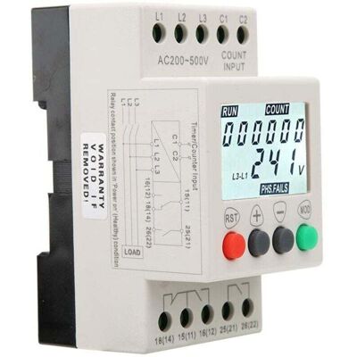 OEM Relais Protection Tension Jvr800-2 Relais 3 Phases Séquence Surveillance, Protecteur De Surtension,6a ,250vac - Publicité OEM Relais Protection Tension Jvr800-2 Relais 3 Phases Séquence Surveillance, Protecteur De Surtension,6a ,250vac - Publicité