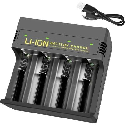 OEM Chargeur De Batterie Universel Pour Piles Rechargeables C Aa Aaa, Nimh Nicd Li-ion, Charge Rapide Usb-c Avec Fonction De Décharge, 4 Emplacements Indépendants. Publicité OEM Chargeur De Batterie Universel Pour Piles Rechargeables C Aa Aaa, Nimh Nicd Li-ion, Charge Rapide Usb-c Avec Fonction De Décharge, 4 Emplacements Indépendants. Publicité