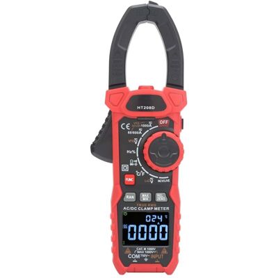OEM Multimètre À Pince Ampèremétrique 6 000 Points Et Testeur De Tension Ac/dc, Idéal Pour Les Tests De Performances Des Moteurs, Grand Écran Lcd (ht208d) - Publicité OEM Multimètre À Pince Ampèremétrique 6 000 Points Et Testeur De Tension Ac/dc, Idéal Pour Les Tests De Performances Des Moteurs, Grand Écran Lcd (ht208d) - Publicité