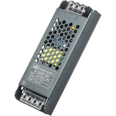 OEM Adaptateur Secteur Ultra-mince Pour Ruban Led, Transformateur Ac190v-240v Vers Dc 12v 8,3a 100w, Convertisseur De Puissance À Découpage Pour Usage Intérieur - Publicité OEM Adaptateur Secteur Ultra-mince Pour Ruban Led, Transformateur Ac190v-240v Vers Dc 12v 8,3a 100w, Convertisseur De Puissance À Découpage Pour Usage Intérieur - Publicité