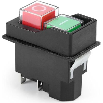 OEM Interrupteur De Sécurité, Interrupteur Électromagnétique Étanche Kjd17 À 4 Broches Ac250v 16a Interrupteur À Bouton-poussoir Marche/arrêt Pour Bétonnière Électrique - Publicité OEM Interrupteur De Sécurité, Interrupteur Électromagnétique Étanche Kjd17 À 4 Broches Ac250v 16a Interrupteur À Bouton-poussoir Marche/arrêt Pour Bétonnière Électrique - Publicité