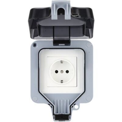 OEM Ip66 Boîtier Enfichable À Une Rangée Pour L'Extérieur, Résistant Aux Éclaboussures, Étanche À La Pluie, Prise Murale , Port Usb-crezuo - Publicité OEM Ip66 Boîtier Enfichable À Une Rangée Pour L'Extérieur, Résistant Aux Éclaboussures, Étanche À La Pluie, Prise Murale , Port Usb-crezuo - Publicité