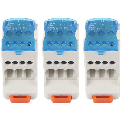 OEM Boîte De Distribution Pour Rail Din 3 Pièces, Bornier Ukk-80a, Connecteur De Fil Électrique, Boîte De Jonction D'Alimentation Universelle - Publicité OEM Boîte De Distribution Pour Rail Din 3 Pièces, Bornier Ukk-80a, Connecteur De Fil Électrique, Boîte De Jonction D'Alimentation Universelle - Publicité
