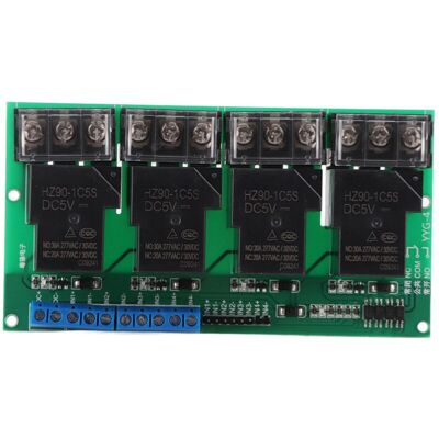 OEM Module Relais Haute Puissance À Quatre Voies, Panneau De Commande, Optocoupleur, Isolation 30 A, Yyg-4 Dc5 V-crezuo - Publicité OEM Module Relais Haute Puissance À Quatre Voies, Panneau De Commande, Optocoupleur, Isolation 30 A, Yyg-4 Dc5 V-crezuo - Publicité