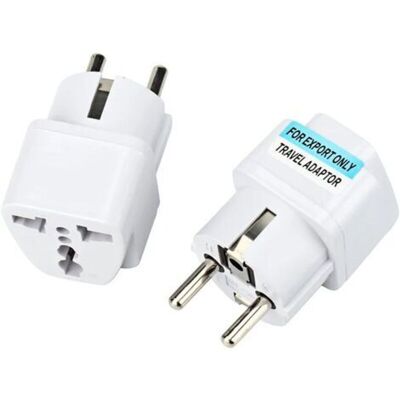 OEM Adaptateur Secteur Universel 2 Pièces – Prise Us/uk/chine Vers Eu/fr Avec Terre, 16 A, Blanc, Normes Ce Et Rohs - Publicité OEM Adaptateur Secteur Universel 2 Pièces – Prise Us/uk/chine Vers Eu/fr Avec Terre, 16 A, Blanc, Normes Ce Et Rohs - Publicité
