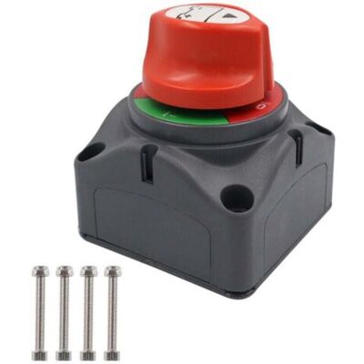 ABYSSE Master Switch Batterie, 12v/48v Interrupteur Principal Commutateur De Batterie, Bateau De Voiture Sur Le Commutateur De Batterie, Master Isolateur Déconnecter Commutateur, Pour Yacht Voiture - Publicité ABYSSE Master Switch Batterie, 12v/48v Interrupteur Principal Commutateur De Batterie, Bateau De Voiture Sur Le Commutateur De Batterie, Master Isolateur Déconnecter Commutateur, Pour Yacht Voiture - Publicité