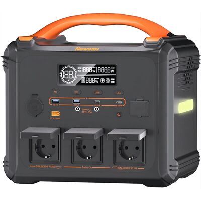 NIKYPJ Station Électrique Portable Newsmy 1102,5wh 2000w, Batterie Nomade 10 Sorties, Charge Rapide 1h, Usb-c Pd 100w, Camping Maison - Publicité NIKYPJ Station Électrique Portable Newsmy 1102,5wh 2000w, Batterie Nomade 10 Sorties, Charge Rapide 1h, Usb-c Pd 100w, Camping Maison - Publicité