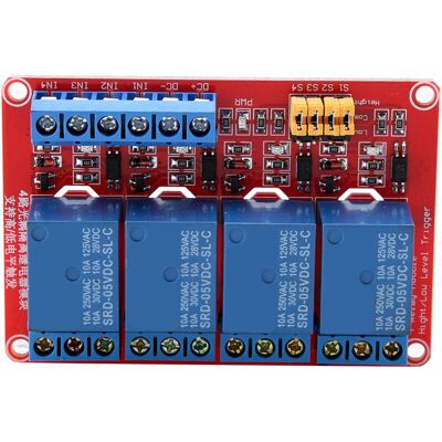 OEM Jeffergarden Module De Relais À 4 Canaux, Carte D'Extension De Relais Déclenchement De Bas Niveau Avec Optocoupleur Pour Arduino (5v)-dou - Publicité OEM Jeffergarden Module De Relais À 4 Canaux, Carte D'Extension De Relais Déclenchement De Bas Niveau Avec Optocoupleur Pour Arduino (5v)-dou - Publicité