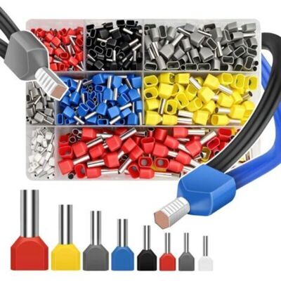 OEM Lot De 750 Embouts Doubles De 0,5 À 10 Mm², Embouts De Câble À Double Extrémité (0,5 À 10 Mm²), Avec Boîte À Cosses Isolantes, Ensemble De Cosses De Câble Pour Connecter Les Câbles. Publicité OEM Lot De 750 Embouts Doubles De 0,5 À 10 Mm², Embouts De Câble À Double Extrémité (0,5 À 10 Mm²), Avec Boîte À Cosses Isolantes, Ensemble De Cosses De Câble Pour Connecter Les Câbles. Publicité