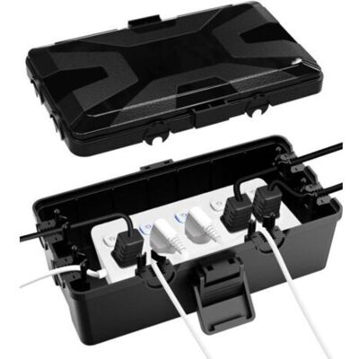 OEM Boîte De Câble Etanche,26.1x15x9.4 Cm Boite Etanche,boite Etanche Electrique Exterieu,6 Entrée De Joint De Câble,ip54 Boite Rangement Cable,pour Timer Outlet Plug,minuteries,rallonges,câbl - Publicité OEM Boîte De Câble Etanche,26.1x15x9.4 Cm Boite Etanche,boite Etanche Electrique Exterieu,6 Entrée De Joint De Câble,ip54 Boite Rangement Cable,pour Timer Outlet Plug,minuteries,rallonges,câbl - Publicité