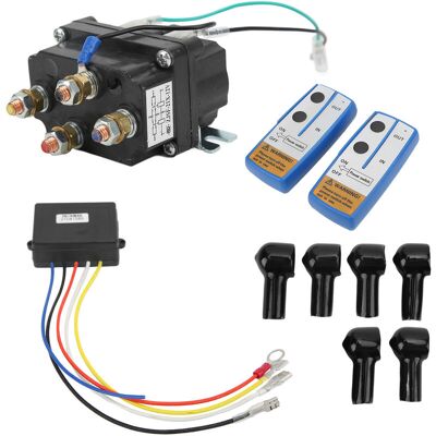MOXIE Relais De Treuil Électrique Professionnel Enduit De Poudre De Surface Noire Dc 12v 250a Pour 2000lb-5000lb Atv Utv - Publicité MOXIE Relais De Treuil Électrique Professionnel Enduit De Poudre De Surface Noire Dc 12v 250a Pour 2000lb-5000lb Atv Utv - Publicité