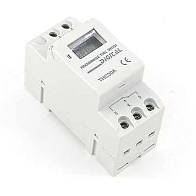 OEM Minuterie Numérique Sur Rail Din 220v - Contrôleur Temporel Programmable Pour Tableau Électrique Domestique - Publicité OEM Minuterie Numérique Sur Rail Din 220v - Contrôleur Temporel Programmable Pour Tableau Électrique Domestique - Publicité