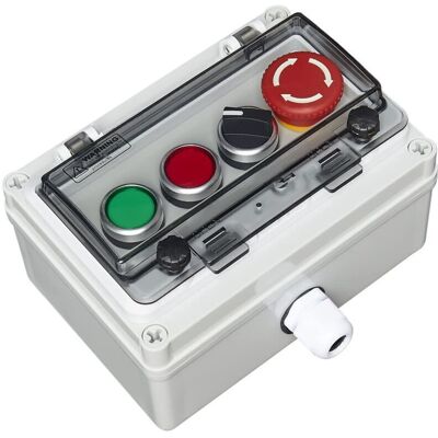 SANS MARQUE Boîte À Boutons Ip67 Bouton-poussoir Avec Bouton-poussoir Bouton-poussoir D'Arrêt D'Urgence Rouge Vert Sélection Instantanée Du Bouton-poussoir Commutat Rotatif Avec Couvercle De Protection - Publicité SANS MARQUE Boîte À Boutons Ip67 Bouton-poussoir Avec Bouton-poussoir Bouton-poussoir D'Arrêt D'Urgence Rouge Vert Sélection Instantanée Du Bouton-poussoir Commutat Rotatif Avec Couvercle De Protection - Publicité
