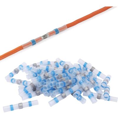 OEM 50pcs Cosses Electriques Souder Gaine Thermorétractable Terminaux Cuivre Electrique, Fil Câble Connecteur(bleu,16-14 Awg) - Publicité OEM 50pcs Cosses Electriques Souder Gaine Thermorétractable Terminaux Cuivre Electrique, Fil Câble Connecteur(bleu,16-14 Awg) - Publicité