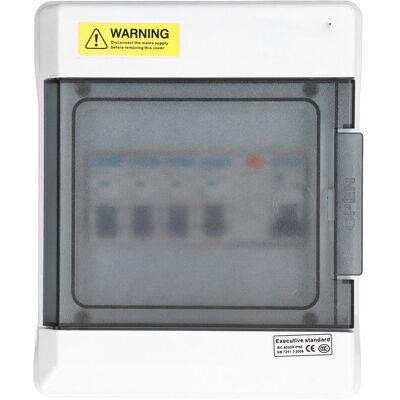 OEM Jeffergarden Mini Disjoncteur De Fuite 4 Voies, Protection Contre Les Fuites, Carte À Fusibles 63a 30ma Rcd + 4mcb (6a + 2 X 16a + 32a) Au 230v-dou - Publicité OEM Jeffergarden Mini Disjoncteur De Fuite 4 Voies, Protection Contre Les Fuites, Carte À Fusibles 63a 30ma Rcd + 4mcb (6a + 2 X 16a + 32a) Au 230v-dou - Publicité