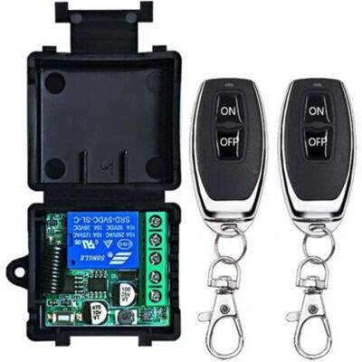 OEM Interrupteur De Télécommande Sans Fil 433mhz 230v 220v 240v Récepteur De Relais De Commande À Distance À 1 Canal Avec 2 Émetteurs Télécommandes Contacts Sans Potentiel Contrôleur De Relais - Publicité OEM Interrupteur De Télécommande Sans Fil 433mhz 230v 220v 240v Récepteur De Relais De Commande À Distance À 1 Canal Avec 2 Émetteurs Télécommandes Contacts Sans Potentiel Contrôleur De Relais - Publicité