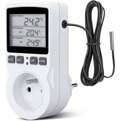 OEM Prise Thermostat, Prise Minuteur Digital, Prise Programmable Digitale Avec Sonde, Minuterie Numérique Programmable, Prise Thermostat Chauffpour Serre, Aquarium - Publicité OEM Prise Thermostat, Prise Minuteur Digital, Prise Programmable Digitale Avec Sonde, Minuterie Numérique Programmable, Prise Thermostat Chauffpour Serre, Aquarium - Publicité