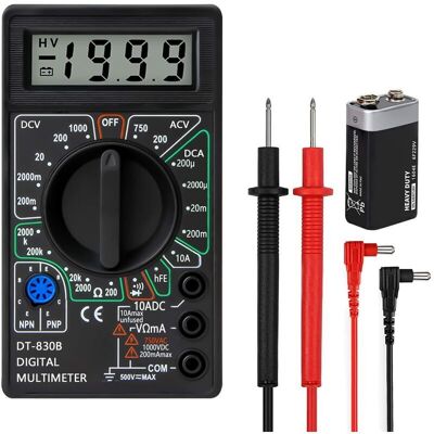 OEM Multimètre Numérique - Ecran Lcd 3 1/2 - Protection Cat Iii 1000v - Mesure Tension Courant Résistance - 1 Pièce - Publicité OEM Multimètre Numérique - Ecran Lcd 3 1/2 - Protection Cat Iii 1000v - Mesure Tension Courant Résistance - 1 Pièce - Publicité