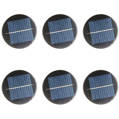 MOXIE Lot De 6 Mini Cellules De Panneau Solaire 6 V 80 Mm Pour Énergie Solaire, Bricolage, Maison, Jardin, Projets Scientifiques – Jouets – Chargeur De Batterie - Publicité MOXIE Lot De 6 Mini Cellules De Panneau Solaire 6 V 80 Mm Pour Énergie Solaire, Bricolage, Maison, Jardin, Projets Scientifiques – Jouets – Chargeur De Batterie - Publicité
