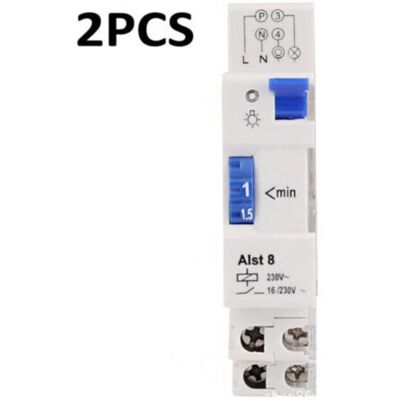 OEM 0080804 Elpa 8 - Lot De 2 Minuterie D'Escalier - Électromécanique - 4 Conducteurs - Version Francaise - Publicité OEM 0080804 Elpa 8 - Lot De 2 Minuterie D'Escalier - Électromécanique - 4 Conducteurs - Version Francaise - Publicité