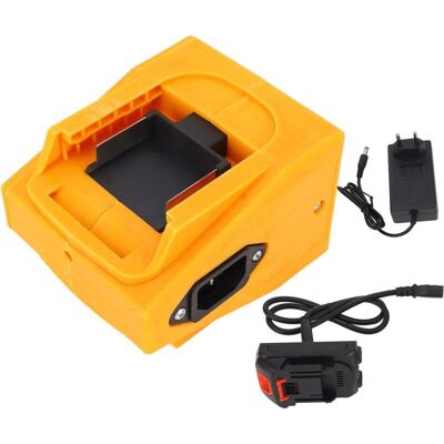 MOXIE Sjlerst Prise De Batterie D'Outil Électrique, Chargeur D'Outil Électrique De Batterie Au Lithium Portable Pour Bl1450 Bl1440 (prise Ue) - Publicité MOXIE Sjlerst Prise De Batterie D'Outil Électrique, Chargeur D'Outil Électrique De Batterie Au Lithium Portable Pour Bl1450 Bl1440 (prise Ue) - Publicité