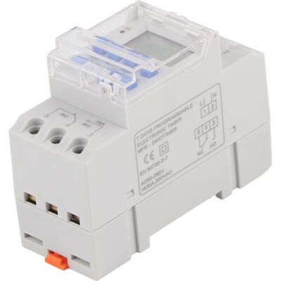 LBVIE Minuterie Hebdomadaire 12/24 H, 16 A, 85-265 V Ca, Avec Écran Lcd Et Interrupteur Marche/arrêt, Relais Programmable - Publicité LBVIE Minuterie Hebdomadaire 12/24 H, 16 A, 85-265 V Ca, Avec Écran Lcd Et Interrupteur Marche/arrêt, Relais Programmable - Publicité