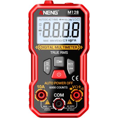 OEM Multimètre Numérique M128, 6000 Counts, Précision Élevée Professionnelle, Mesure Tension Ac Dc, Détection Ncv, Ampèremètre, Résistance, Intelligent - Publicité OEM Multimètre Numérique M128, 6000 Counts, Précision Élevée Professionnelle, Mesure Tension Ac Dc, Détection Ncv, Ampèremètre, Résistance, Intelligent - Publicité