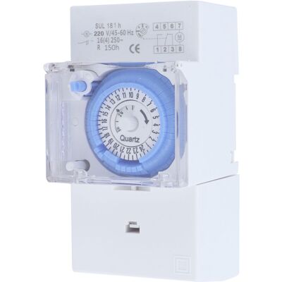 OEM Jeffergarden Minuterie Mécanique Automatique 24 Heures, Faible Consommation D'Énergie, Interrupteur Horaire Pour Chauffe-eau, Lampadaires, 220vac-dou - Publicité OEM Jeffergarden Minuterie Mécanique Automatique 24 Heures, Faible Consommation D'Énergie, Interrupteur Horaire Pour Chauffe-eau, Lampadaires, 220vac-dou - Publicité