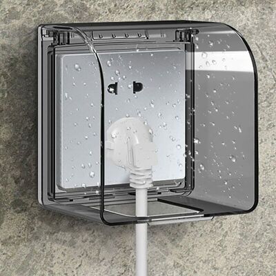 ACQUAVIVASTORE Sortie Couvercle Childproof 86 Modèle Universel Boîtier De Prise Étanche 12.2×10.8×7.3 Cm Prises Extérieures Étanches Pour Interrupteur - Publicité ACQUAVIVASTORE Sortie Couvercle Childproof 86 Modèle Universel Boîtier De Prise Étanche 12.2×10.8×7.3 Cm Prises Extérieures Étanches Pour Interrupteur - Publicité