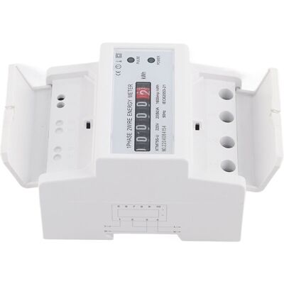MOXIE Compteur D'Énergie Digital 1 Phase 2 Wire 4p Din-rail Electric Meter Electronic Kwh Meter 220v, Compteur De Rétroéclairage Électronique 1pc(20(80) A) - Publicité MOXIE Compteur D'Énergie Digital 1 Phase 2 Wire 4p Din-rail Electric Meter Electronic Kwh Meter 220v, Compteur De Rétroéclairage Électronique 1pc(20(80) A) - Publicité