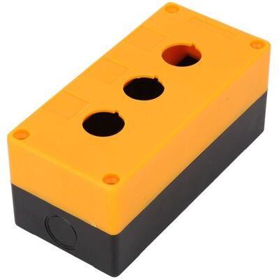 OEM Boîtier De Protection Étanche Pour Interrupteur À Bouton-poussoir À Trois Trous Bx3 22 Mm (jaune) - Publicité OEM Boîtier De Protection Étanche Pour Interrupteur À Bouton-poussoir À Trois Trous Bx3 22 Mm (jaune) - Publicité