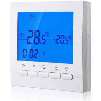 Scotch Thermostat De Chauffage Numérique Connexion 2 Fils Avec Programmation Pour 6 Jours Ouvrables Et 2 Périodes De Week-end - Publicité Scotch Thermostat De Chauffage Numérique Connexion 2 Fils Avec Programmation Pour 6 Jours Ouvrables Et 2 Périodes De Week-end - Publicité