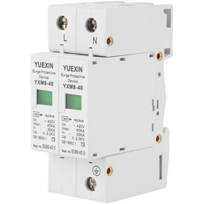 OEM 220v 40ka 2p Parafoudre Protecteur De Surtension Domestique Voltage Surge Arrester Device Dispositif De Contre Les Surtensions - Publicité OEM 220v 40ka 2p Parafoudre Protecteur De Surtension Domestique Voltage Surge Arrester Device Dispositif De Contre Les Surtensions - Publicité