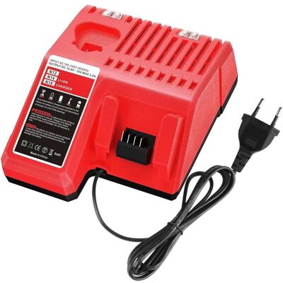 Andiamo Chargeur Rapide 12v 18v Pour Batteries Lithium-ion Milwaukee – Courant 3a – Compatible Avec Modèles M12 Et M18 – Charge Efficace Et Sécurisée - Xc 48-59 - Publicité Andiamo Chargeur Rapide 12v 18v Pour Batteries Lithium-ion Milwaukee – Courant 3a – Compatible Avec Modèles M12 Et M18 – Charge Efficace Et Sécurisée - Xc 48-59 - Publicité