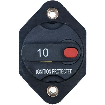 PENY Interruttore Automatico Fusibile Inverter Con Pulsante Di Ripristino Manuale Per Auto Camion Camper Rimorchio Marino Impermeabile 12v-32v - 10a - Publicité PENY Interruttore Automatico Fusibile Inverter Con Pulsante Di Ripristino Manuale Per Auto Camion Camper Rimorchio Marino Impermeabile 12v-32v - 10a - Publicité