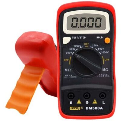 ABYSSE Multimètre Numérique Bm500a 1000 V, Testeur De Résistance Lcd, Mesureur De Résistance D'Isolement Numérique, Mégohmmètre, Testeur Électrique - Publicité ABYSSE Multimètre Numérique Bm500a 1000 V, Testeur De Résistance Lcd, Mesureur De Résistance D'Isolement Numérique, Mégohmmètre, Testeur Électrique - Publicité