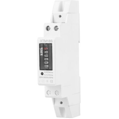 ABYSSE Compteur Électrique Électronique 220 V 5 (30) A Monophasé 2 Fils 1p Sur Rail Din - Publicité ABYSSE Compteur Électrique Électronique 220 V 5 (30) A Monophasé 2 Fils 1p Sur Rail Din - Publicité