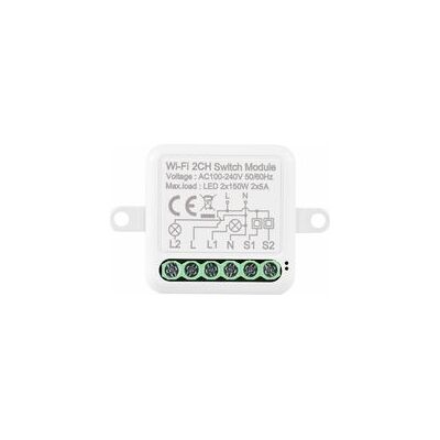 OEM Module Interrupteur Wifi 2 Voies Commande Vocale App Minuterie Intelligent Maison - Publicité OEM Module Interrupteur Wifi 2 Voies Commande Vocale App Minuterie Intelligent Maison - Publicité