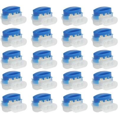 Scotch Connecteurs De Câble Remplis De Gel Résine 20 Pcs Raccord De Câble Etanche Borne À 3 Fils De Connexion Pour Robot Tondeuse Jardin Extérieur Et Voiture - Publicité Scotch Connecteurs De Câble Remplis De Gel Résine 20 Pcs Raccord De Câble Etanche Borne À 3 Fils De Connexion Pour Robot Tondeuse Jardin Extérieur Et Voiture - Publicité