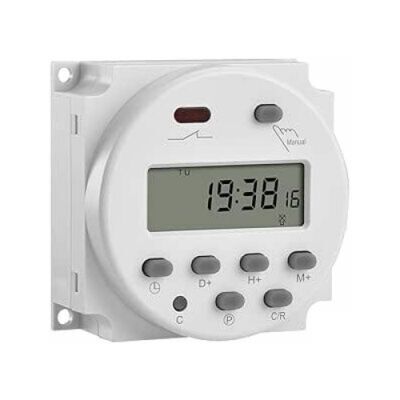 OEM Relais De Minuterie Hebdomadaire Numérique Lcd Mini 12 V Avec Interrupteur D'Alimentation Et Couvercle Étanche (blanc) - Publicité OEM Relais De Minuterie Hebdomadaire Numérique Lcd Mini 12 V Avec Interrupteur D'Alimentation Et Couvercle Étanche (blanc) - Publicité