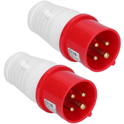 OEM 2 Pièces Prise Industrielle 4 Pôles 3 Phases + Terre Ip44 380v-415v 16a Connecteur Étanche Circulaire - Publicité OEM 2 Pièces Prise Industrielle 4 Pôles 3 Phases + Terre Ip44 380v-415v 16a Connecteur Étanche Circulaire - Publicité