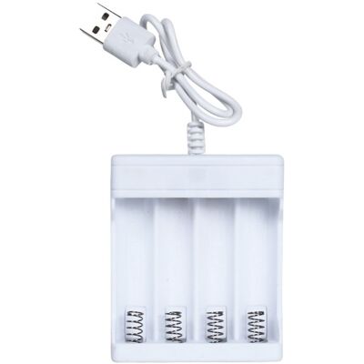 OEM Chargeurs De Piles Usb À 4 Emplacements Pour Piles Rechargeables Aa Et Aaa À Charge Rapide - Publicité OEM Chargeurs De Piles Usb À 4 Emplacements Pour Piles Rechargeables Aa Et Aaa À Charge Rapide - Publicité