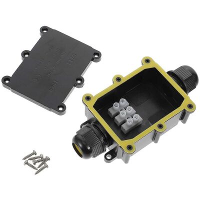 LISATR Boîte De Jonction Étanche Pour Connecteur De Câble Extérieur Étanche-13.5x7x3.6cm-black - Publicité LISATR Boîte De Jonction Étanche Pour Connecteur De Câble Extérieur Étanche-13.5x7x3.6cm-black - Publicité